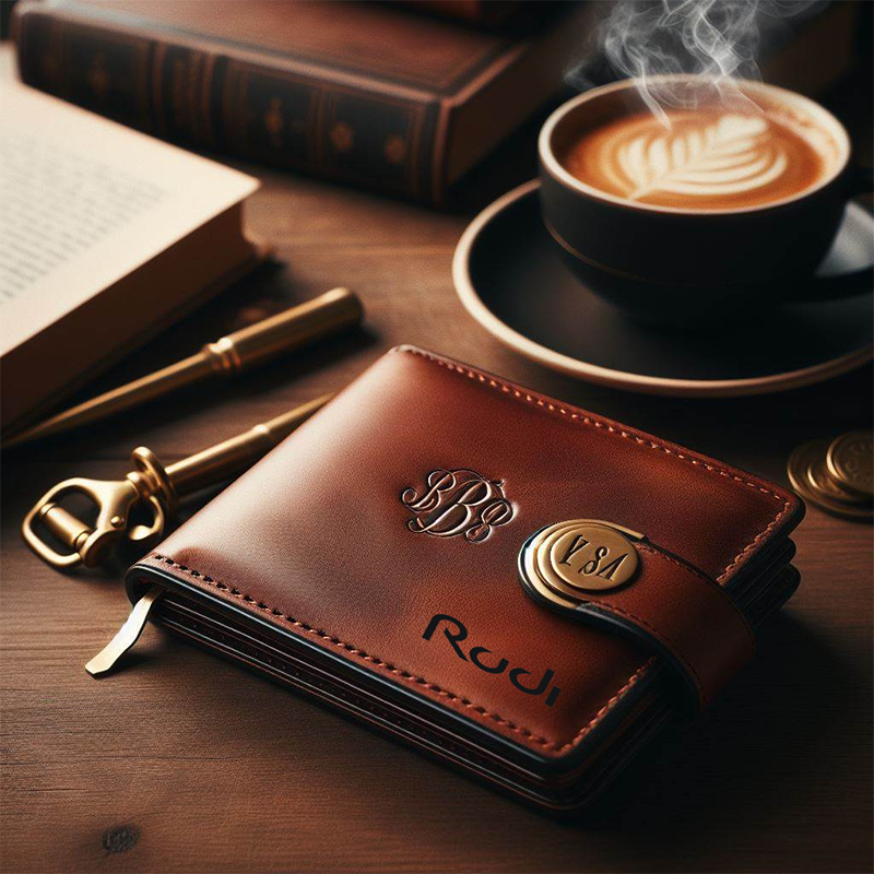 ארנק עם חריטה רודי