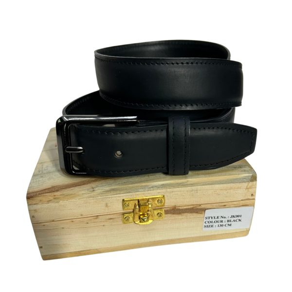 Leather belt for men