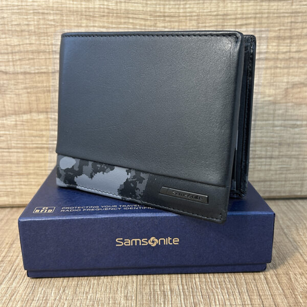 ⁦ארנק לגבר עם חריטה סמסונייט Samsonite ATTACK 2 CT809013⁩ – תמונה ⁦3⁩