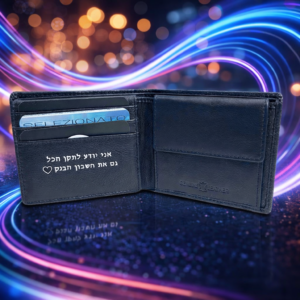 ארנק לגבר - יצירת מופת של ארנק דק (100% עור איטלקי אמיתי) מלא!!!